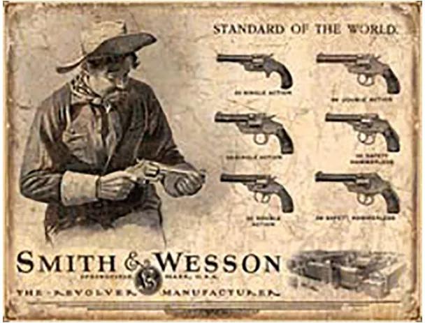 Placa Decorativa Smith e Wesson I