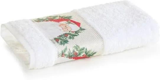Toalha de Lavabo Branca - Magia do Natal - Karsten