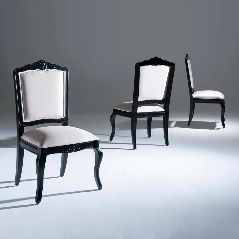 Cadeira Inspiração Madeira Maciça Design Clássico Avi Móveis