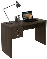 Mesa para Escritório 02 Gavetas ME4123 Rústico - Tecno Mobili