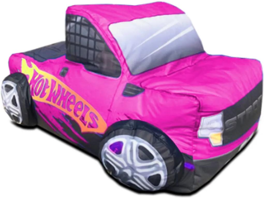 Pufe Picup Hot Wheels   Rosa   Good Pufes
