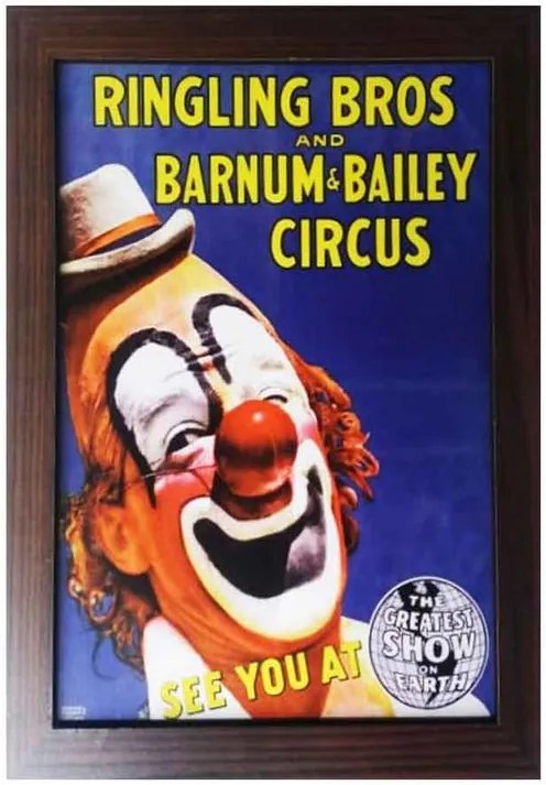 Quadro Vidro Ringling Bros and Barnum & Bailey Circus