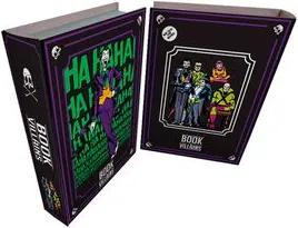 Caixa Livro Madeira Viloes Coringa DC Comics