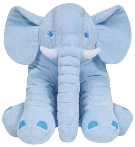 Bichinho de Pelúcia Elefante Gigante Azul Buba Grã