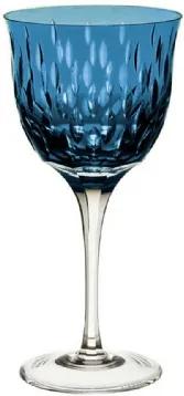 Taça de Cristal para Água Azul 520 ml Strauss