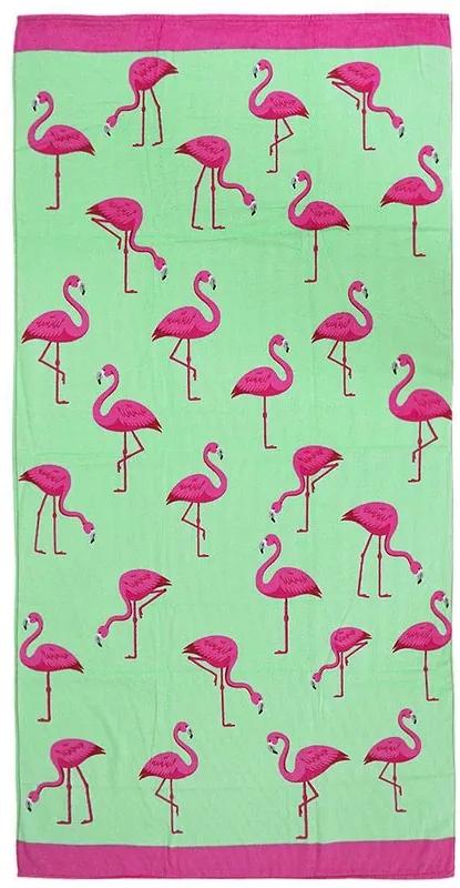 Toalha de Praia - Flamingos - Döhler