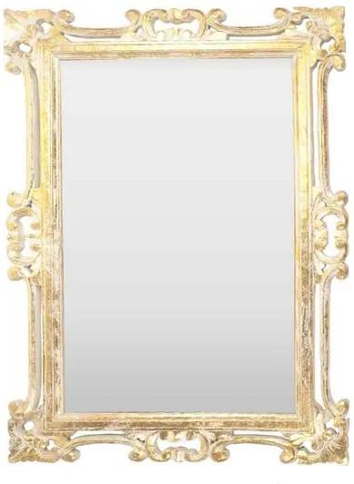 Espelho Decorativo Floral Gold