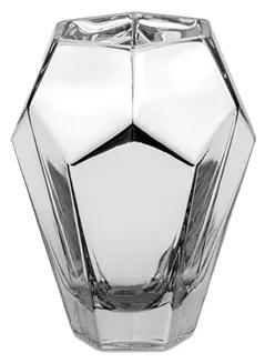 Vaso Decorativo Vidro Prata 17cm