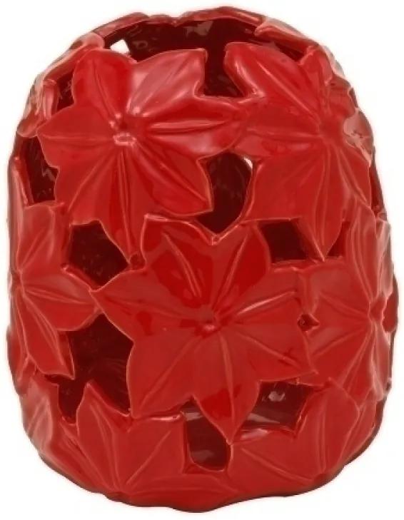 vaso CRISTALO cerâmica vermelho Ilunato TG0046