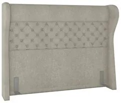 Cabeceira Cama Box Casal Queen 160cm Trinidad P02 Boucle Cru - Mpozena