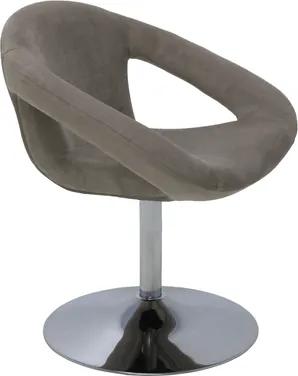 Cadeira Tramontina Delice Estofada Cinza em Polietileno com Base Central 92706211