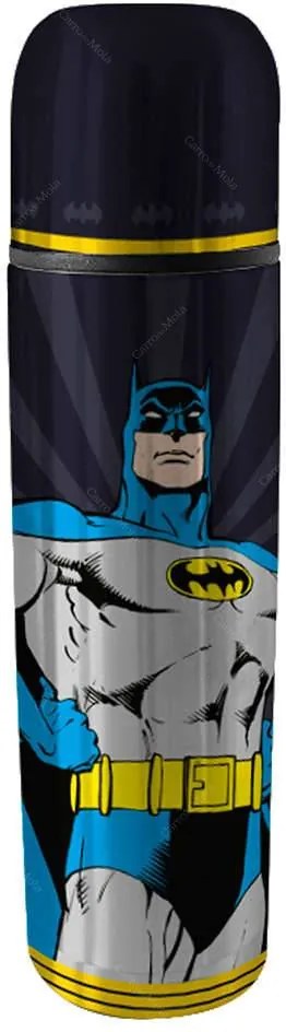 Garrafa Térmica DC Comics Batman Preto 500 ml em Aço Inox - Urban