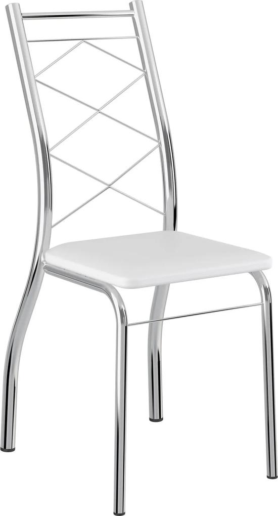 Kit 2 Cadeiras 1710 Napa Móveis Carraro Branco