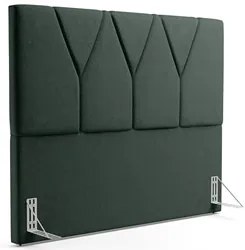 Cabeceira Cama Box Casal Queen 160cm Aura Linho W01 Verde - Mpozenato