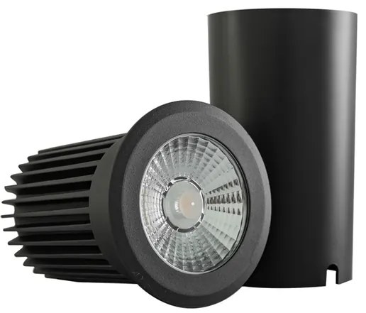 Embutido De Solo Led Preto 18w Redondo Ip67 3000k Focco