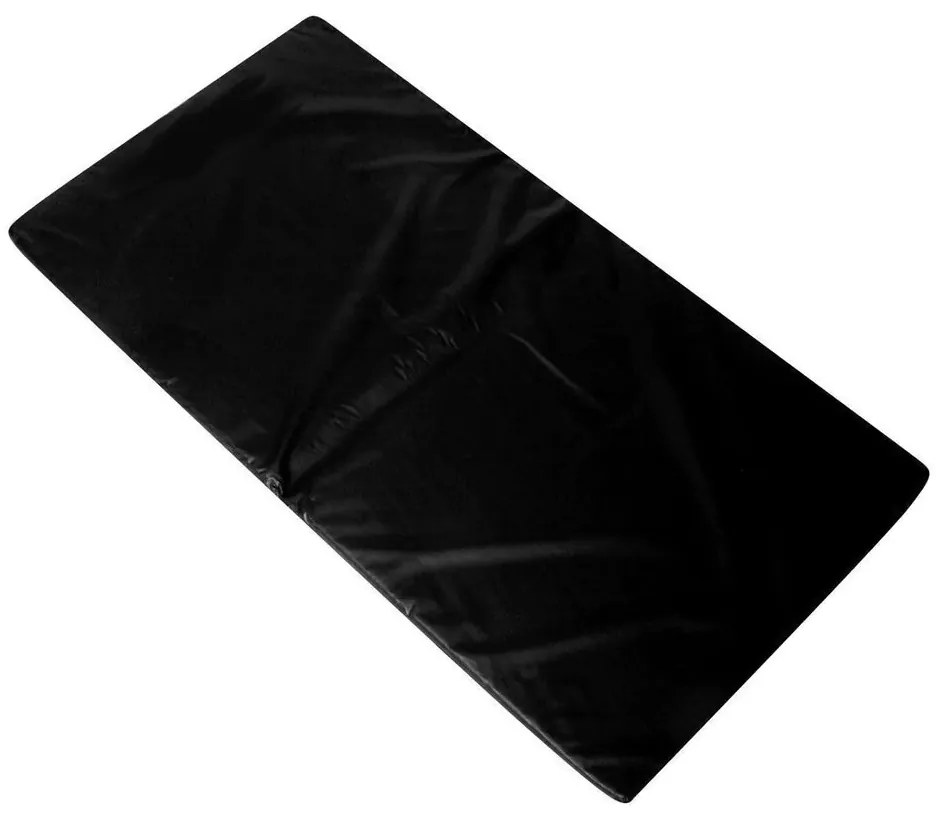 Colchonete Ginastica, Academia 100X60X3Cm - Orthovida (Preto)