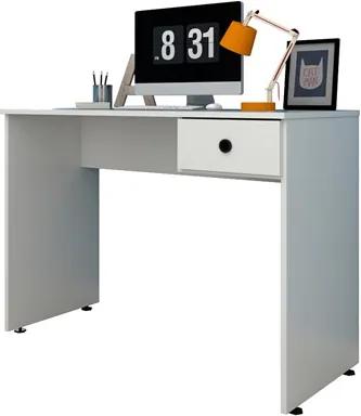 Mesa para Computador Notebook Escrivaninha 101cm Dubai Branco - Mpozenato
