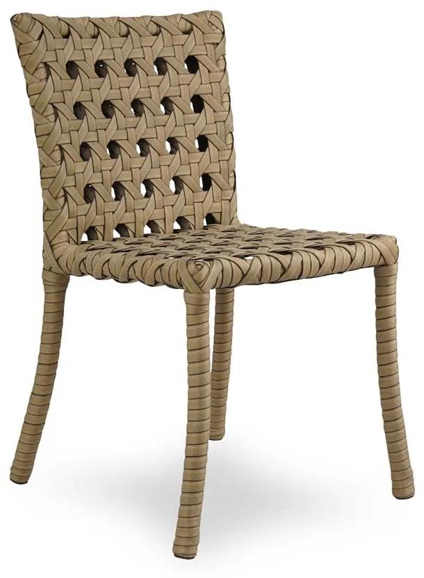 Cadeira Java Área Externa Fibra Sintética Estrutura Alumínio Eco Friendly Design