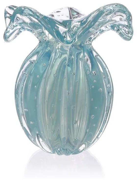 Vaso Murano Trouxinha Ravena - Azul Tiffany  Azul Tiffany