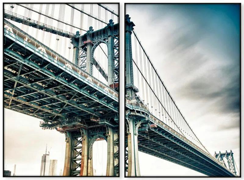 Conjunto de Quadros Manhattan Bridge