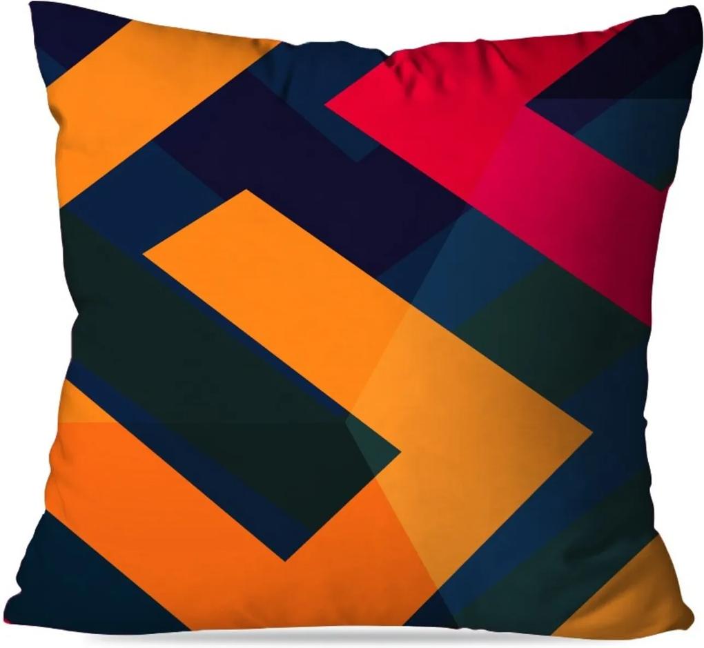 Capa de Almofada Love Decor Avulsa  Color Abstrato Multicolorido