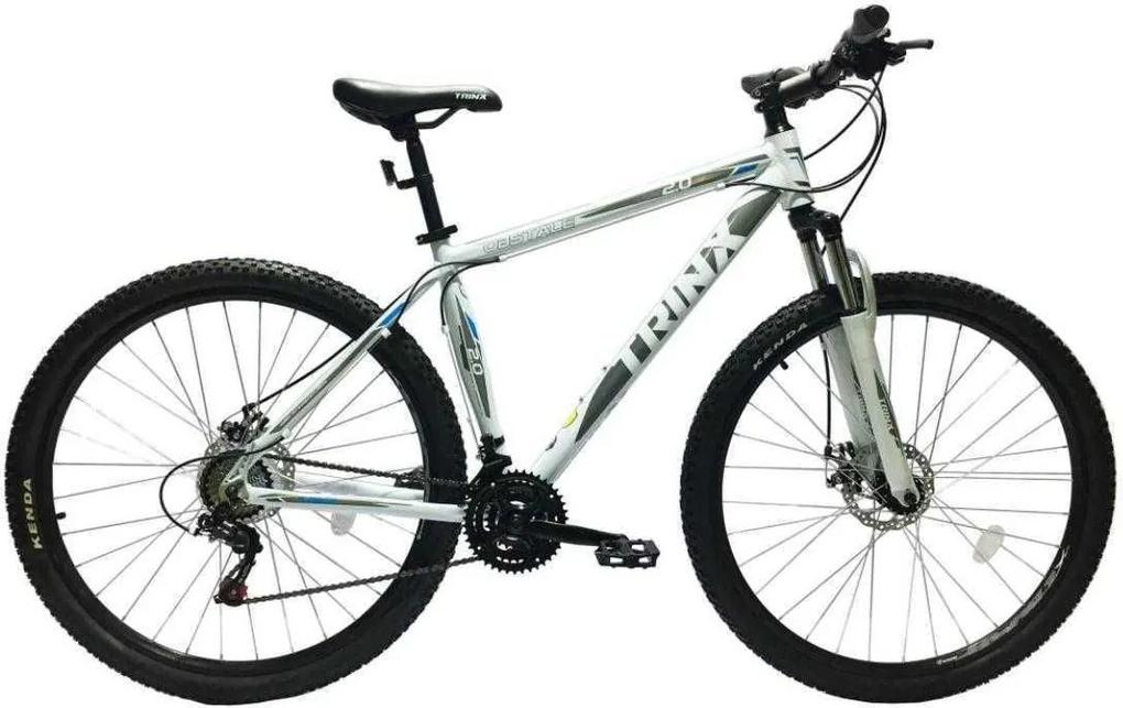 Bicicleta Trinx Obstacle 2.0 Aro 29 Disco De Freio - Branca E Cinza