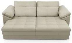 Sofá Retrátil 2 Lugares Para Sala 175cm Dijon Couro Creme S07 - Mpozen
