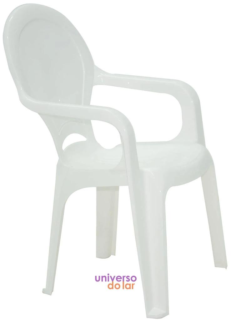 Cadeira Tramontina Infantil Tique Taque em Polipropileno - Branco  Branco