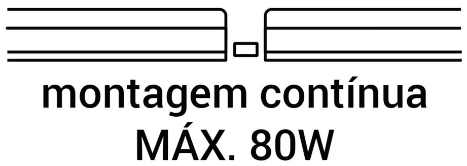 Luminária Linea Slim T5 16W Led 3000K Bivolt 117,3X3,5X2,2Cm | Opus Ec...