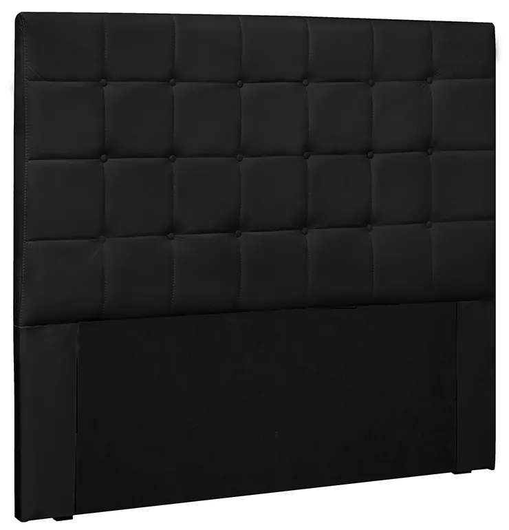 Cabeceira Verona Para Cama Box Casal 140 cm Corino Preto - D'Rossi