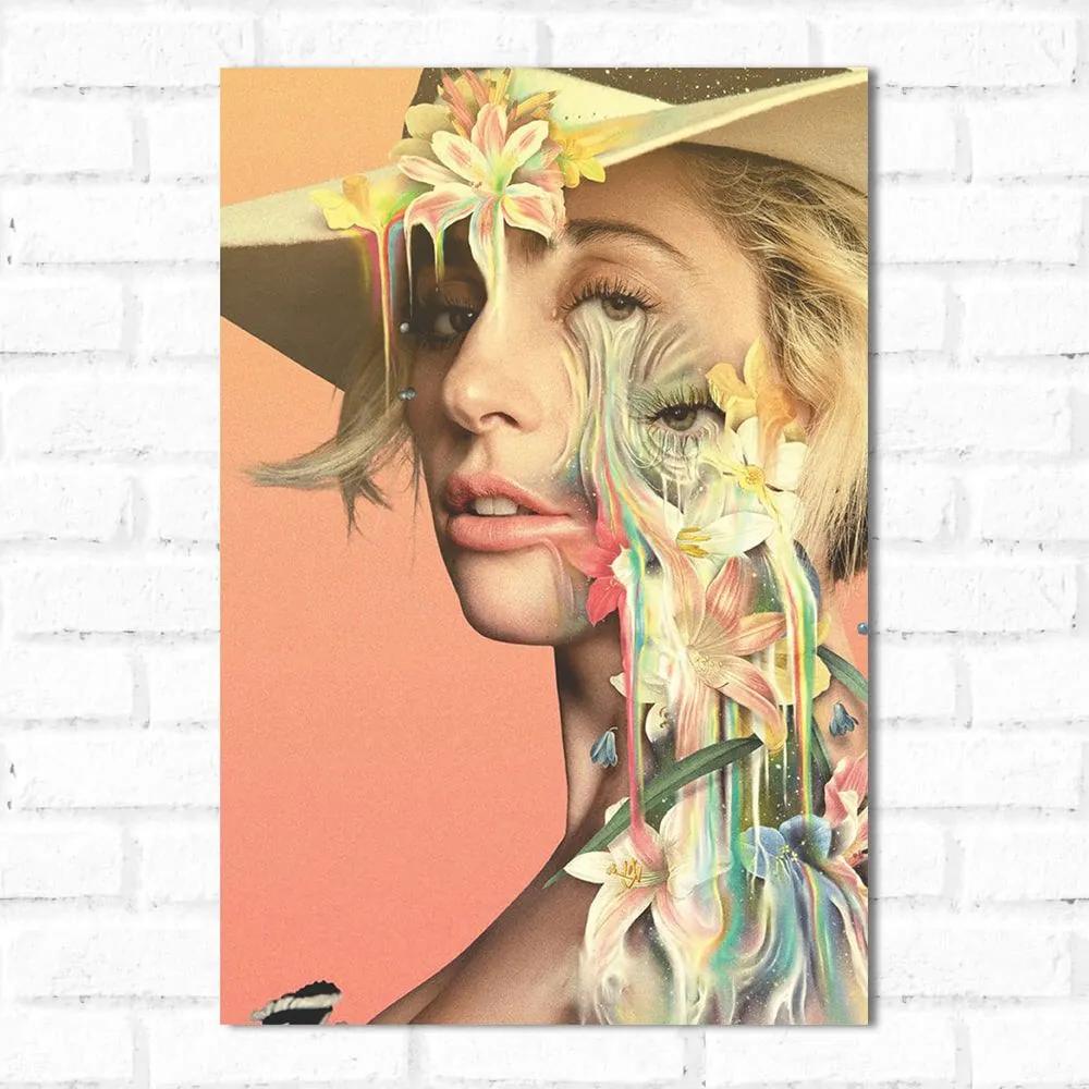 Placa Decorativa Lady Gaga
