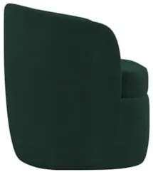 Kit 2 Poltronas Giratória Decorativa para Sala Dandara Z08 Veludo Verd