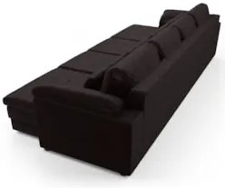 Sofá Retrátil 4 Lugares Para Sala 339cm Dijon Couro Bordô S07 - Mpozen