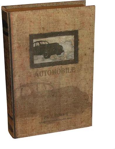 Conjunto com 2 Caixas Livro Seda Automobile
