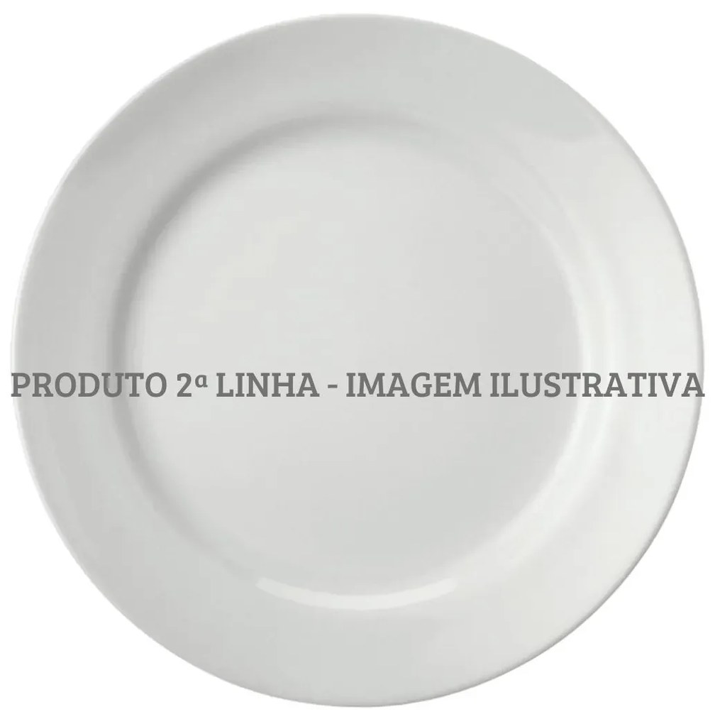 Prato Raso 26Cm Porcelana Schmidt - Mod. Cilindrica 2° Linha 007