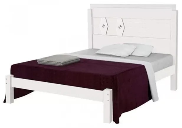 Cama Lívia Casal Branco – Carmolar Móveis