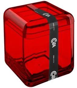 Porta escova Cube Vermelho 20876/0111 Coza