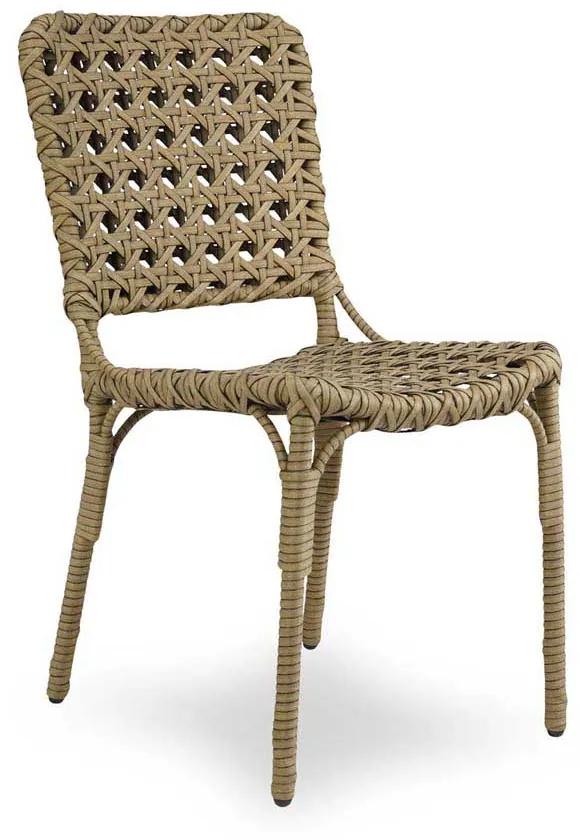Cadeira Buca Área Externa Fibra Sintética Estrutura Alumínio Eco Friendly Design