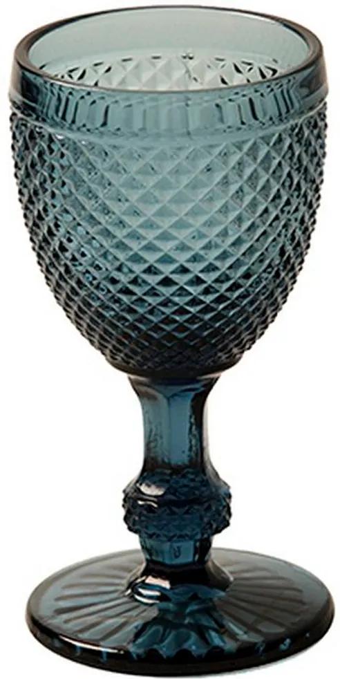 Taça Vinho Branco Bico de Jaca Azul