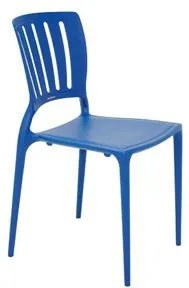 Cadeira Tramontina Sofia com Encosto Vazado Azul