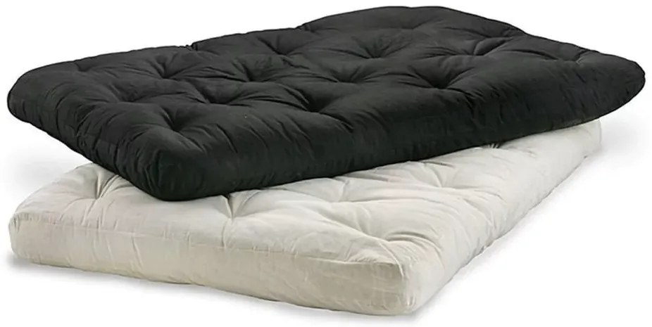 Colchonete Futon Dobravel Enrolavel 170X60X13 Orthovida (Preto)