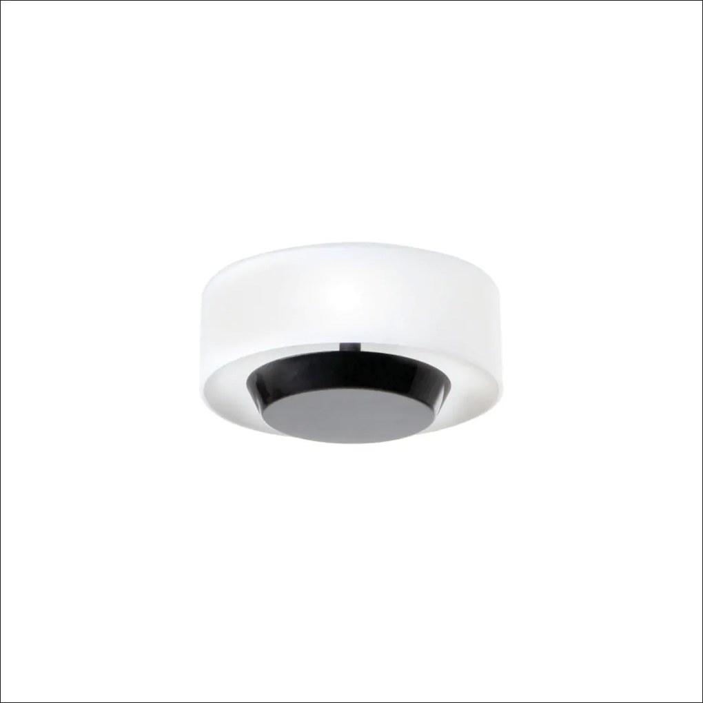 Arandela Bol Ø18X09Cm Rebatedor Em Vidro E Metal Alumínio 01Xled 9W 27... (CAFÉ, BRANCO (Fosco))