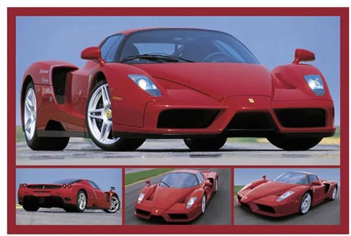 Gravura Para Quadros Poster Ferrari Enzo 90x60cm