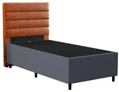 Cabeceira com Base para Cama Box Solteiro 88x188cm Hit ID5 Couríssimo