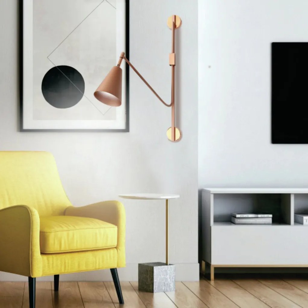 Arandela Choice Articulada 52X12X60Cm 1Xe27 - Old Artisan Ar-5557 (LUNA)