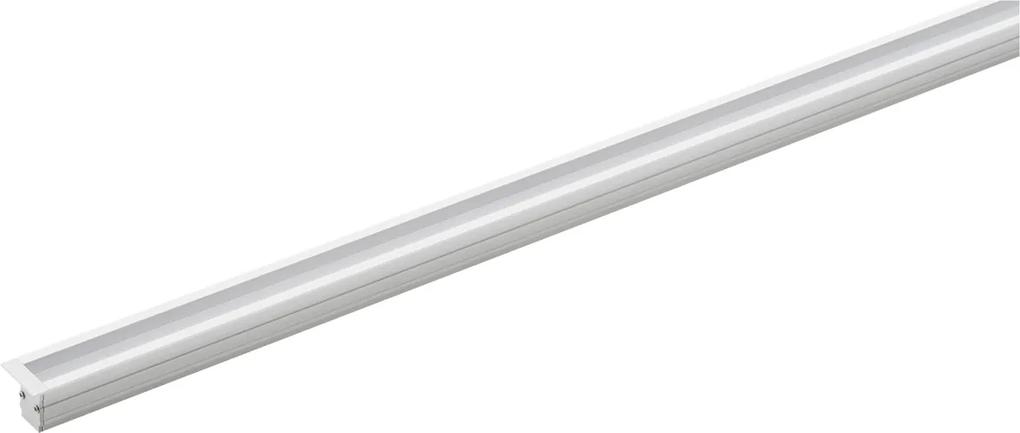 Perfil Embutir Aluminio Branco Led 23w 4000k 200,15cm Archi