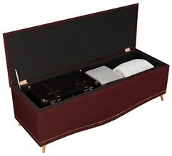 Cabeceira Cama Box Casal King 195cm Com Calçadeira Baú Imperial Veludo