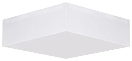 Plafon Sobrepor Aluminio Acrilico Branco 26cm Valencia