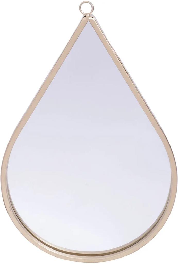 Espelho De Parede Metal Drop Shine Frame Dourado 20X1,4X30,5 Cm Urban