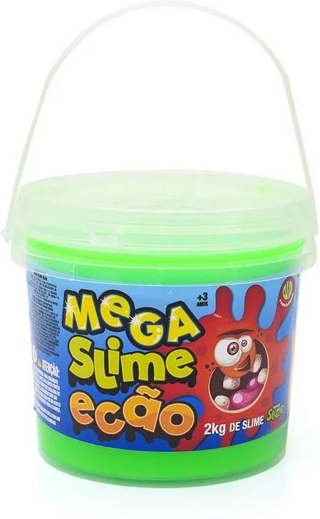 Mega Slime Ecão - 2kg - Verde Neon - DTC